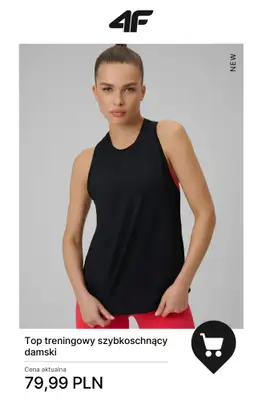4F - gazetka promocyjna Nowa kolekcja treningowa dla niej od poniedziałku 29.12  - strona 10