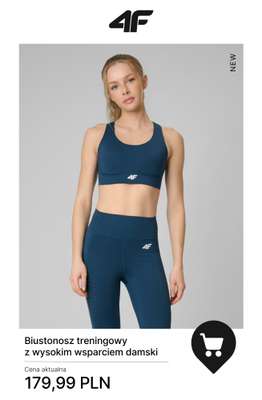 4F - gazetka promocyjna Nowa kolekcja treningowa dla niej od poniedziałku 29.12  - strona 4