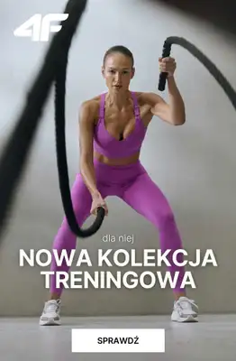 4F - gazetka promocyjna Nowa kolekcja treningowa dla niej od poniedziałku 29.12 