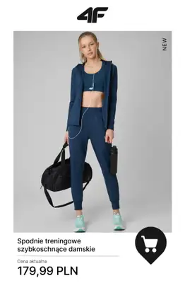 4F - gazetka promocyjna Nowa kolekcja treningowa dla niej od poniedziałku 29.12  - strona 11