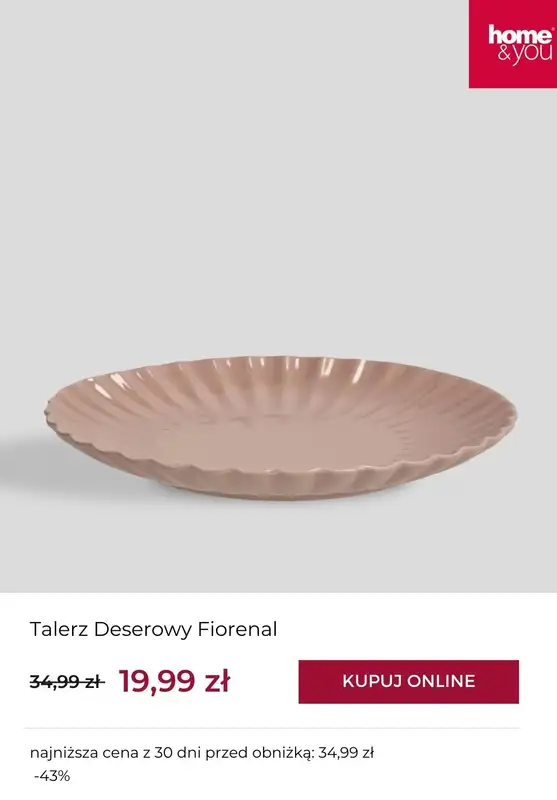 home&you - gazetka promocyjna Do -50% zimowa wyprzedaż od poniedziałku 29.12  - strona 8