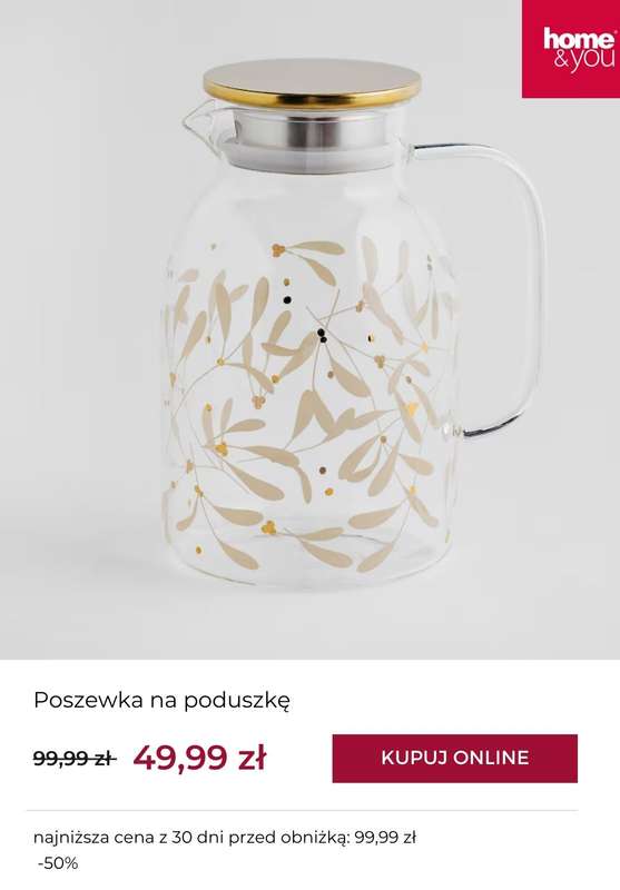 home&you - gazetka promocyjna Do -50% zimowa wyprzedaż od poniedziałku 29.12  - strona 11