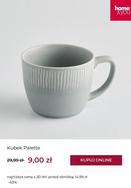 home&you - gazetka promocyjna Do -50% zimowa wyprzedaż od poniedziałku 29.12  - strona 6