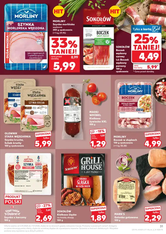Kaufland - gazetka promocyjna Oferta Kaufland od piątku 02.01 do środy 07.01 - strona 31