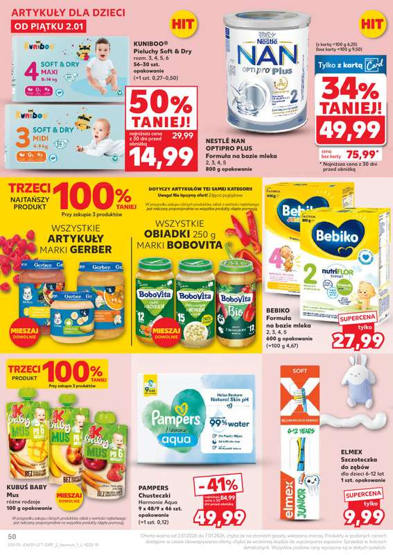 Kaufland - gazetka promocyjna Oferta Kaufland od piątku 02.01 do środy 07.01 - strona 50