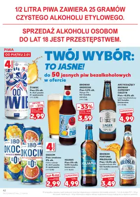 Kaufland - gazetka promocyjna Oferta Kaufland od piątku 02.01 do środy 07.01 - strona 42