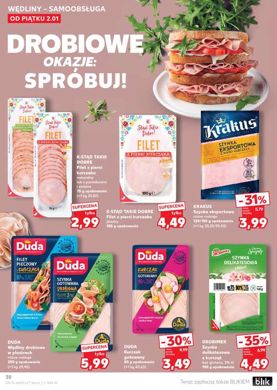 Kaufland - gazetka promocyjna Oferta Kaufland od piątku 02.01 do środy 07.01 - strona 30