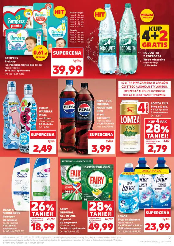 Kaufland - gazetka promocyjna Oferta Kaufland od piątku 02.01 do środy 07.01 - strona 7