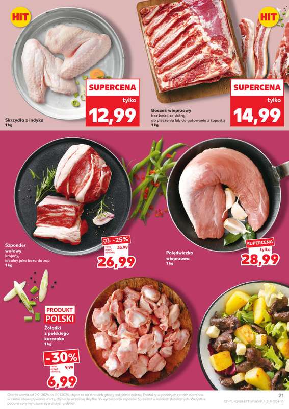 Kaufland - gazetka promocyjna Oferta Kaufland od piątku 02.01 do środy 07.01 - strona 21