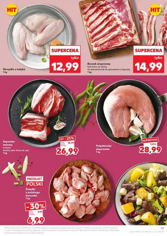 Kaufland - gazetka promocyjna Oferta Kaufland od piątku 02.01 do środy 07.01 - strona 21