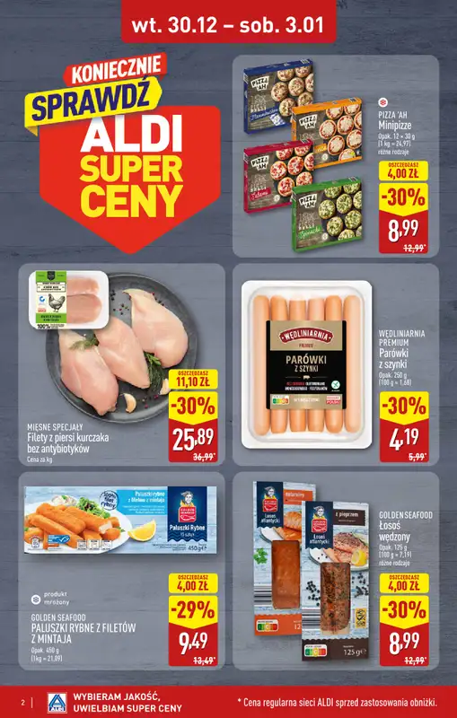 Aldi - gazetka promocyjna PRUSZKÓW: WIELKIE OTWARCIE już we wtorek: 30.12! od wtorku 30.12 do środy 31.12 - strona 2