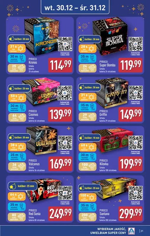 Aldi - gazetka promocyjna PRUSZKÓW: WIELKIE OTWARCIE już we wtorek: 30.12! od wtorku 30.12 do środy 31.12 - strona 21