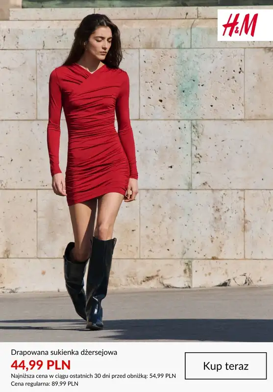 H&M - gazetka promocyjna Do -50% na sukienki od poniedziałku 29.12  - strona 9
