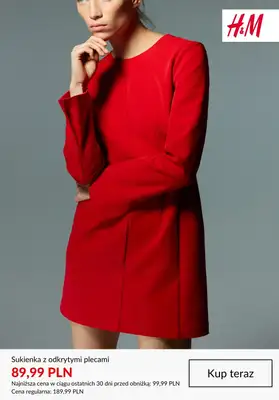 H&M - gazetka promocyjna Do -50% na sukienki od poniedziałku 29.12  - strona 4