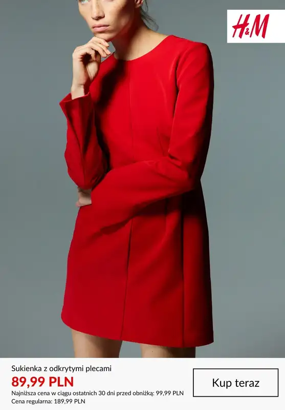 H&M - gazetka promocyjna Do -50% na sukienki od poniedziałku 29.12  - strona 4