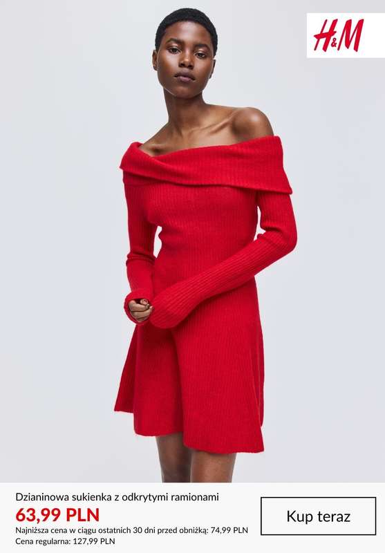 H&M - gazetka promocyjna Do -50% na sukienki od poniedziałku 29.12  - strona 7