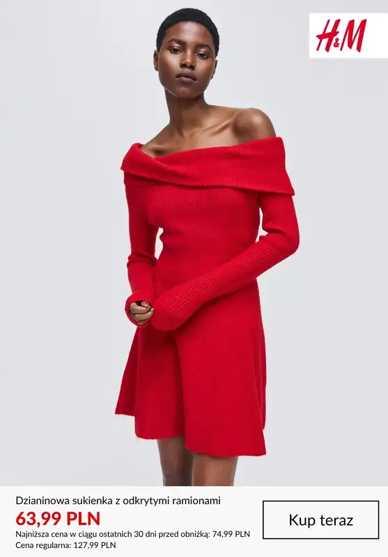 H&M - gazetka promocyjna Do -50% na sukienki od poniedziałku 29.12  - strona 7