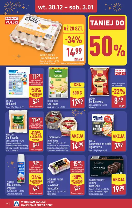 Aldi - gazetka promocyjna ŁÓDŹ: WIELKIE OTWARCIE już we wtorek: 30.12! od wtorku 30.12 do środy 31.12 - strona 16