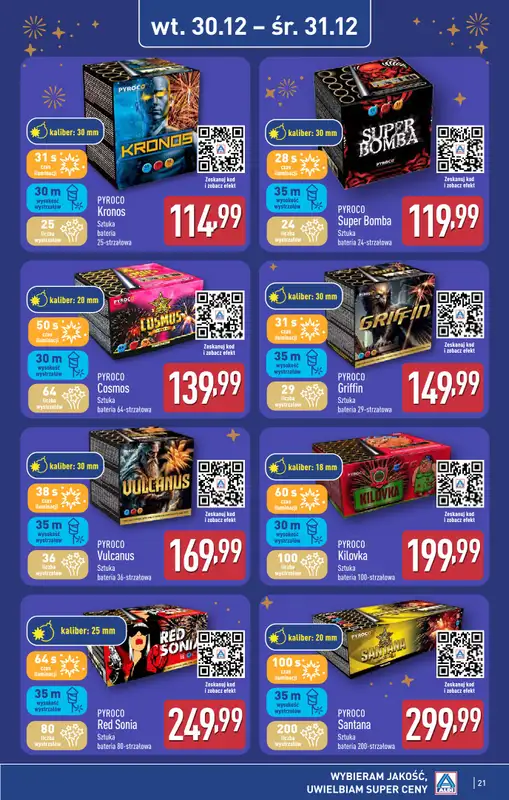Aldi - gazetka promocyjna ŁÓDŹ: WIELKIE OTWARCIE już we wtorek: 30.12! od wtorku 30.12 do środy 31.12 - strona 21