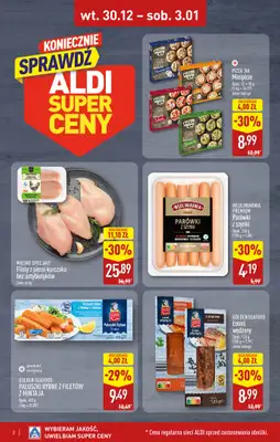 Aldi - gazetka promocyjna ŁÓDŹ: WIELKIE OTWARCIE już we wtorek: 30.12! od wtorku 30.12 do środy 31.12 - strona 2