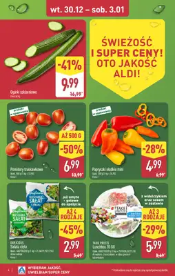 Aldi - gazetka promocyjna ŁÓDŹ: WIELKIE OTWARCIE już we wtorek: 30.12! od wtorku 30.12 do środy 31.12 - strona 4