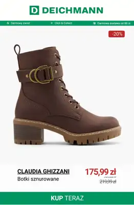 Deichmann - gazetka promocyjna Do -50% botki na obcasie od poniedziałku 29.12  - strona 10