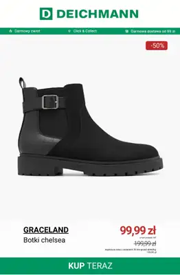 Deichmann - gazetka promocyjna Do -50% botki na obcasie od poniedziałku 29.12  - strona 8