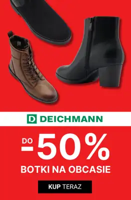 Deichmann - gazetka promocyjna Do -50% botki na obcasie od poniedziałku 29.12 