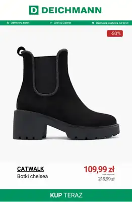 Deichmann - gazetka promocyjna Do -50% botki na obcasie od poniedziałku 29.12  - strona 3