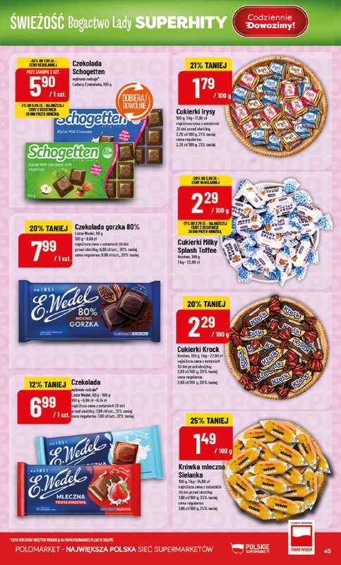 POLOmarket - gazetka promocyjna Gazetka od piątku 02.01 do poniedziałku 05.01 - strona 45