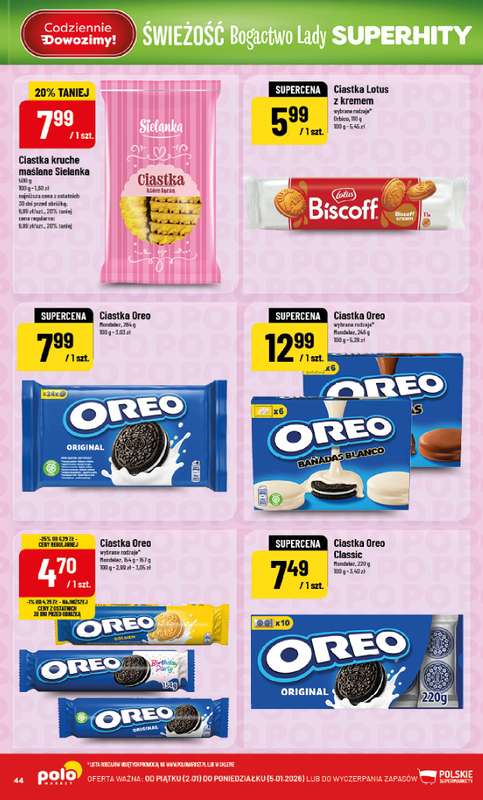 POLOmarket - gazetka promocyjna Gazetka od piątku 02.01 do poniedziałku 05.01 - strona 44