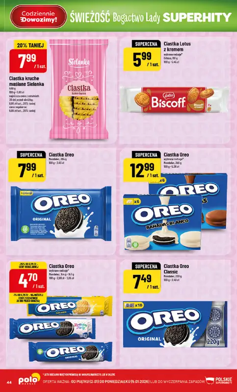 POLOmarket - gazetka promocyjna Gazetka od piątku 02.01 do poniedziałku 05.01 - strona 44