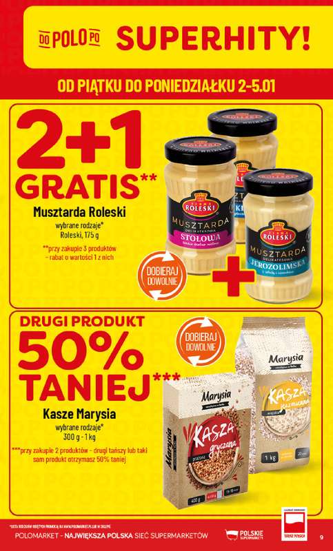 POLOmarket - gazetka promocyjna Gazetka od piątku 02.01 do poniedziałku 05.01 - strona 9