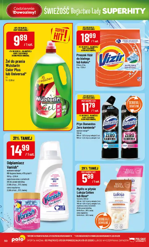 POLOmarket - gazetka promocyjna Gazetka od piątku 02.01 do poniedziałku 05.01 - strona 50