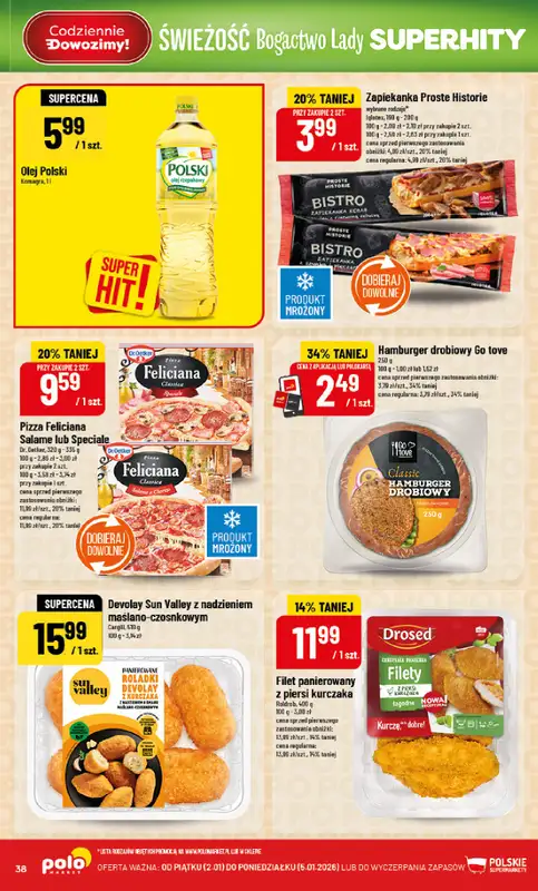 POLOmarket - gazetka promocyjna Gazetka od piątku 02.01 do poniedziałku 05.01 - strona 38
