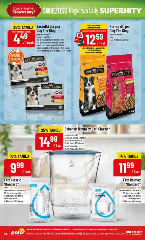 POLOmarket - gazetka promocyjna Gazetka od piątku 02.01 do poniedziałku 05.01 - strona 54
