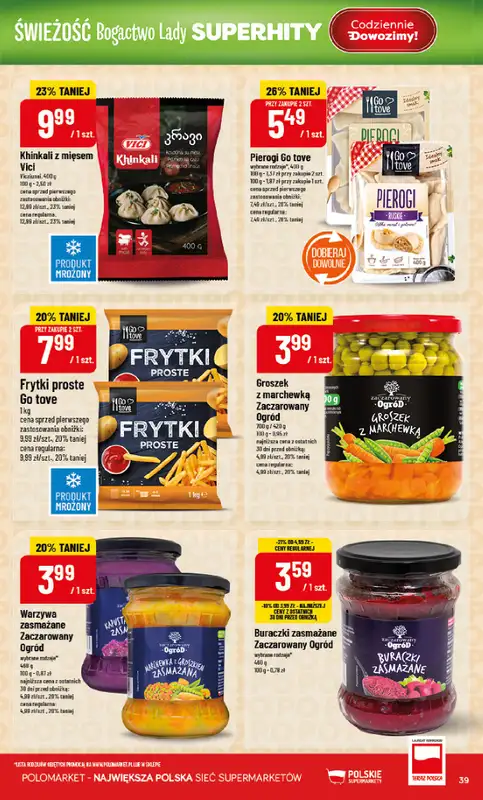 POLOmarket - gazetka promocyjna Gazetka od piątku 02.01 do poniedziałku 05.01 - strona 39