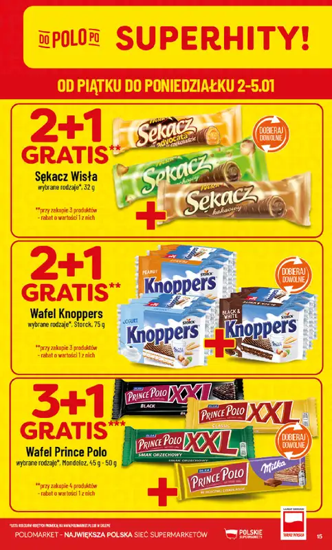 POLOmarket - gazetka promocyjna Gazetka od piątku 02.01 do poniedziałku 05.01 - strona 15