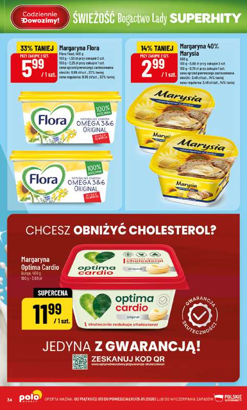 POLOmarket - gazetka promocyjna Gazetka od piątku 02.01 do poniedziałku 05.01 - strona 34