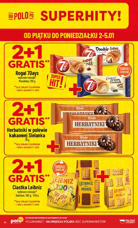 POLOmarket - gazetka promocyjna Gazetka od piątku 02.01 do poniedziałku 05.01 - strona 14