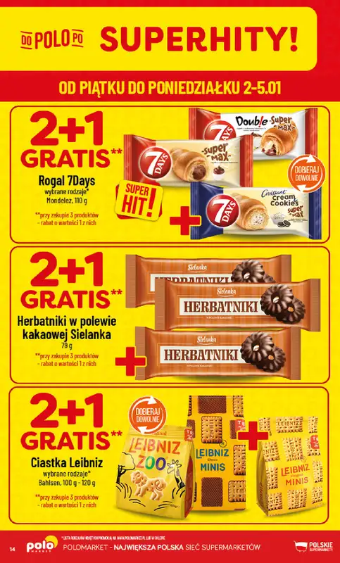 POLOmarket - gazetka promocyjna Gazetka od piątku 02.01 do poniedziałku 05.01 - strona 14