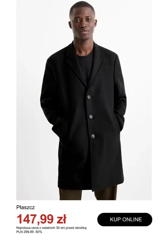 C&A - gazetka promocyjna Do -50% na wyprzedaży od poniedziałku 29.12  - strona 9