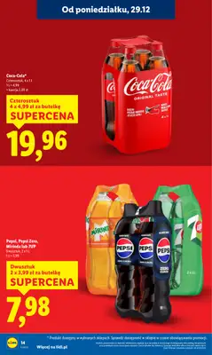 Lidl - gazetka promocyjna Oferta od poniedziałku od poniedziałku 29.12 do środy 31.12 - strona 14
