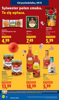 Lidl - gazetka promocyjna Oferta od poniedziałku od poniedziałku 29.12 do środy 31.12 - strona 42