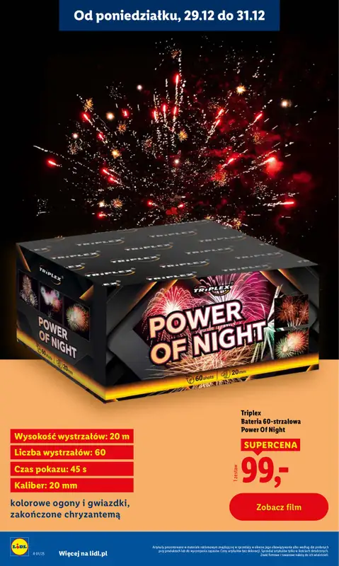Lidl - gazetka promocyjna Oferta od poniedziałku od poniedziałku 29.12 do środy 31.12 - strona 20