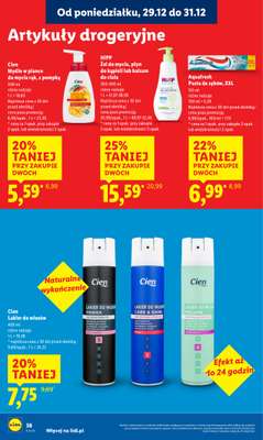 Lidl - gazetka promocyjna Oferta od poniedziałku od poniedziałku 29.12 do środy 31.12 - strona 58