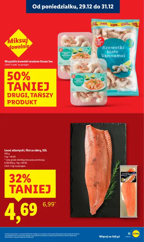 Lidl - gazetka promocyjna Oferta od poniedziałku od poniedziałku 29.12 do środy 31.12 - strona 11