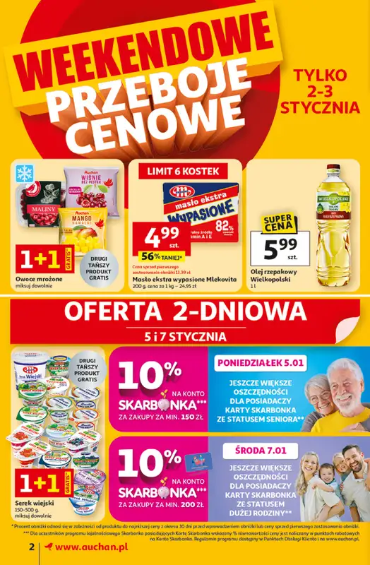 Auchan - gazetka promocyjna Wielkie Przeboje Cenowe Supermarket   - strona 2