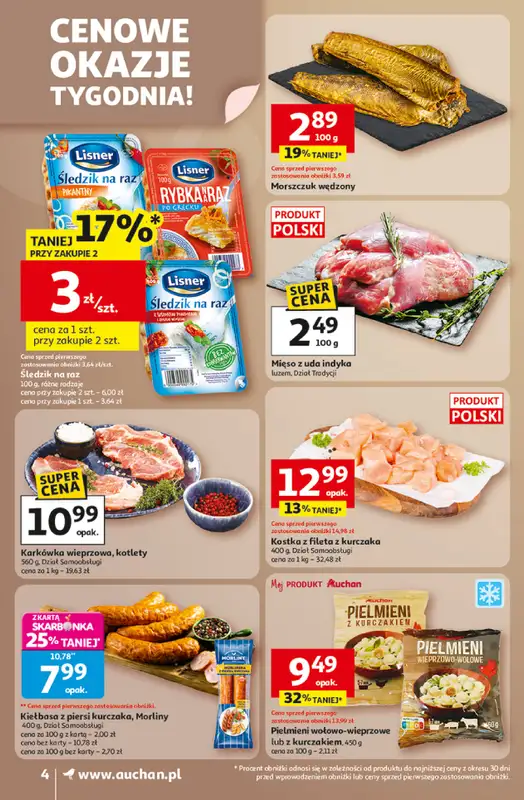 Auchan - gazetka promocyjna Wielkie Przeboje Cenowe Supermarket od piątku 02.01 do środy 07.01 - strona 4