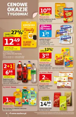 Auchan - gazetka promocyjna Wielkie Przeboje Cenowe Supermarket od piątku 02.01 do środy 07.01 - strona 6